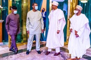 CAMA: Buhari meets  Adeboye 