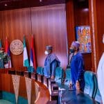 APC lost governorship, legislative elections because of unnecessary squabbles, says Buhari; inaugurates Tripartite Consultative Committee chaired by Osinbajo