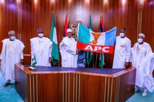 Ize-Iyamu meets Buhari, as Ganduje says  'Obaseki has failed woefully'