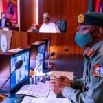 Buhari to Service Chiefs: Where, how do terrorists get their arms?