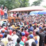 Edo Campaign: Electorate defy rain to receive Obaseki, as governor urges people to 'stay and defend your votes'