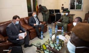 Jonathan meets Mali military leaders