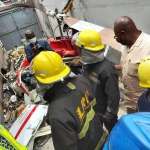 Two killed as helicopter crashes into building in Lagos