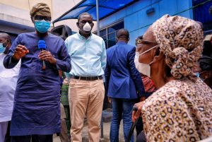 Helicopter crash: Sanwo-Olu visits scene, promises to renovate affected structures