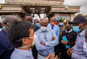 Sanwo-Olu,  Amaechi visit site of train accident in Oshodi