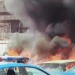 Hoodlums vandalise FRSC office, set ablaze patrol vehicles
