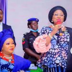 Jubilation in Apomu as Osun First Lady brings back rehabilitated mentally ill girl and her new born baby