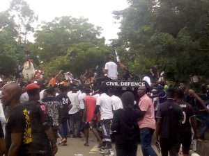 #EndSARS: Protesters storm Enugu streets, say 'verbal dissolution of anti-robbery squad not enough'