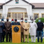Akeredolu, Fashola, Makinde, Fayemi, Aregbesola, others visit Sanwo-Olu, say 'Lagos coordinated attacks an attempt to weaken South-West economy'