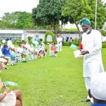 Sanwo-Olu hosts 60 school children for Independence Day conversation
