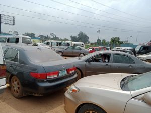 Motorists groan as protesters block Lagos-Ibadan Expressway