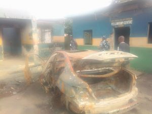 Lagos police boss visits burnt formations, orders DPOs, others to return  to duties