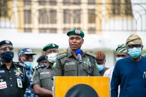 Sanwo-Olu receives IGP over coordinated arson in Lagos, as Adamu says 'we have widened our intelligence to arrest more hoodlums'