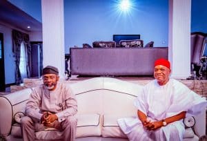 Gbajabiamila visits Orji Kalu,  celebrates wife's  birthday 