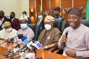 LAUTECH ownership: Makinde pays thank you visit to Oyetola, says 'South-West governors will continue to cooperate for prosperity'