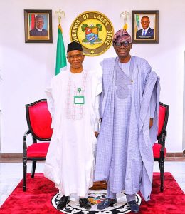 el-Rufai visits Sanwo-Olu, describes  gravity of  destruction in Lagos as 'pure evil'