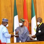 Dickson, Abiru, others take oath of allegiance as members of 9th Senate