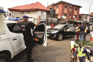 Three police officers, naval rating's vehicles impounded by Lagos anti-one way squad