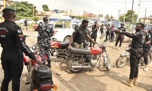 Three police officers, naval rating's vehicles impounded by Lagos anti-one way squad