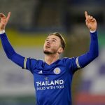 Soccer Football - Premier League - Leicester City v Southampton - King Power Stadium, Leicester, Britain - January 16, 2021 Leicester City's James Maddison celebrates scoring their first goal Pool via REUTERS/Tim Keeton