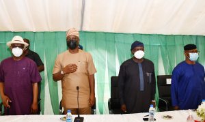 South-West PDP: Wike, Makinde, Oyinlola, Oni, Olujinmi, others meet in Ibadan