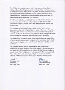 NGE condemns incessant abduction of students, urges Service Chiefs to rid forests of bandits, criminal elements 