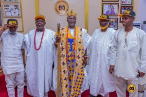 A Reward for Success: Olowu of Kuta honours Tukur Buratai with Thanksgiving