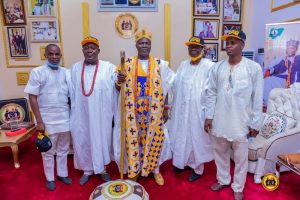 A Reward for Success: Olowu of Kuta honours Tukur Buratai with Thanksgiving