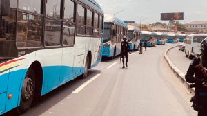 Lagos police boss prevents destruction of 22 BRT buses by miscreants