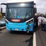 Lagos police boss prevents destruction of 22 BRT buses by miscreants