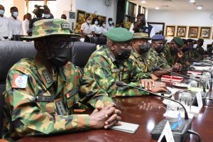Ugwuanyi pledges  support for Service Chiefs