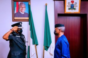 Osinbajo decorates Baba as Acting IGP