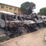 Hoodlums raze police station, courts in Imo 'after shooting for more than one hour'