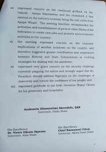 Southern Governors ban open grazing; support restructuring, state police; urge Buhari to address Nigerians on insecurity