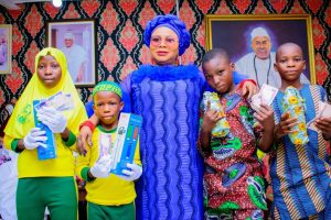 Children's Day: Olori Janet Afolabi hosts 400 Apomu children 