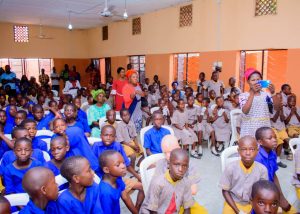 Children's Day: Olori Janet Afolabi hosts 400 Apomu children 