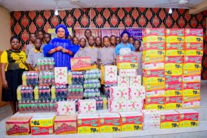 Children's Day: Olori Janet Afolabi hosts 400 Apomu children 