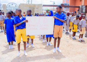 Children's Day: Olori Janet Afolabi hosts 400 Apomu children 