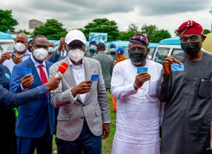 Sanwo-Olu launches 500 first-and-last miles buses, says 'they are alternatives in Okada-restricted routes'