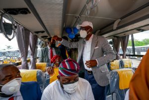 Sanwo-Olu launches 500 first-and-last miles buses, says 'they are alternatives in Okada-restricted routes'