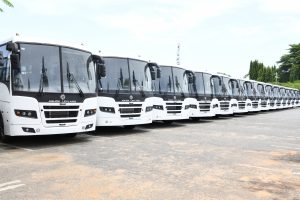 Sanwo-Olu launches 500 first-and-last miles buses, says 'they are alternatives in Okada-restricted routes'