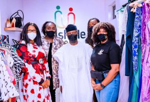 Osinbajo highlights gains of Social Investment Programmes, as Kemi Adeosun opens 'Dash Me Store' in Lagos