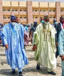 Buhari in Maiduguri, charges troops to crush terrorists