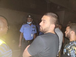 Lagos Police Chief visits inferno scene, disperses suspected looters