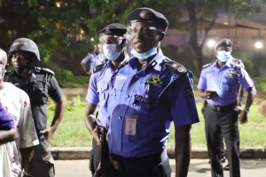Lagos Police Chief visits inferno scene, disperses suspected looters