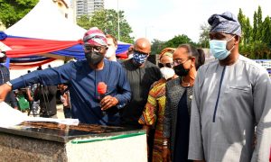 Sanwo-Olu inaugurates four roads in Ikoyi, flags off reconstruction of another set 
