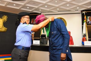 Sanwo-Olu fulfils pledge to Ajunwa, donates three-bedroom flat to 1996 Olympic Gold medalist