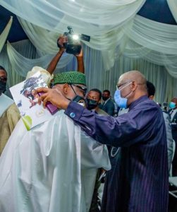 Osinbajo, Jonathan, Akeredolu, Fayemi, Bakare, others honour Gbenga Daniel at daughter's wedding