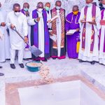 Osinbajo, Atiku, governors attend Okowa's father's burial