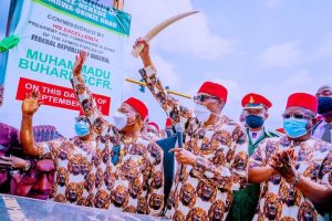 Buhari arrives Owerri,  meets South-East stakeholders